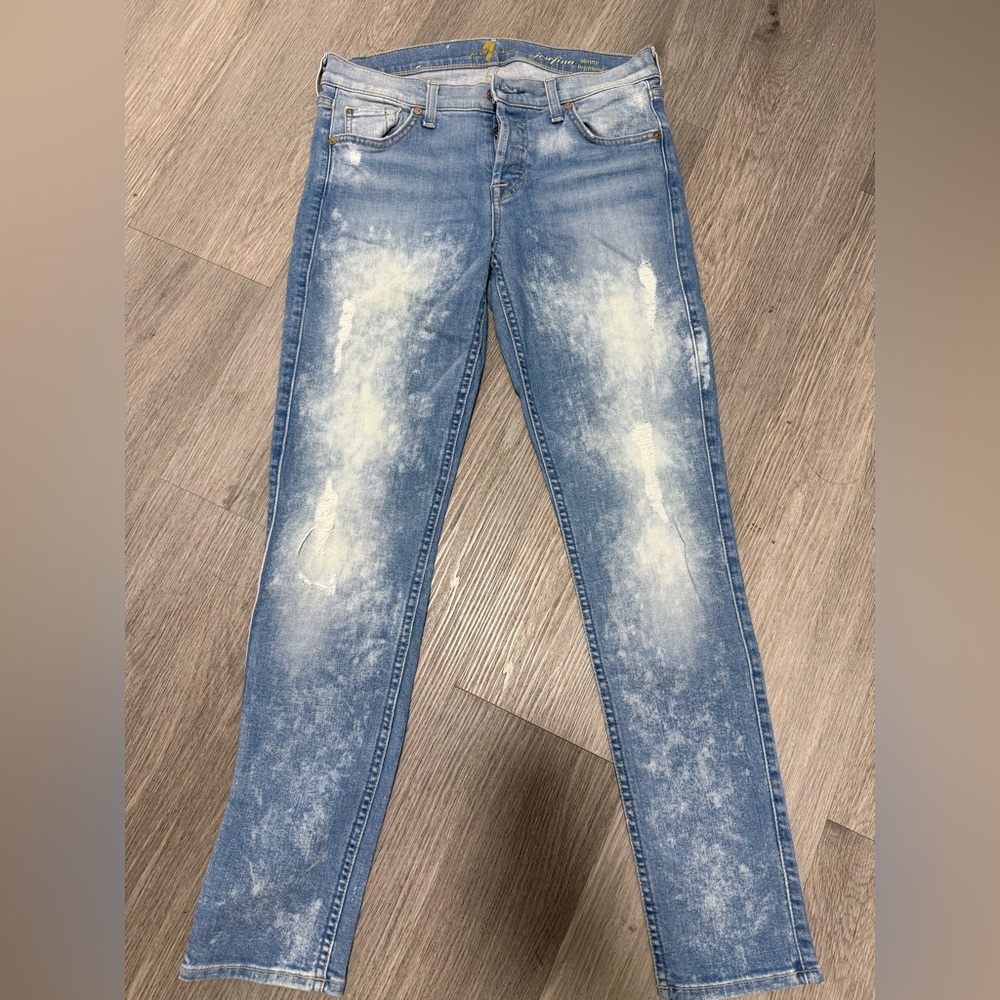 7 For All Mankind Light Blue Jeans josefina